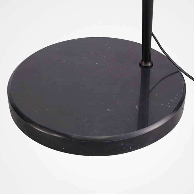 Minimalist Floor Lamp Adjustable 1 - Light Linear Floor Lighting in Black/White