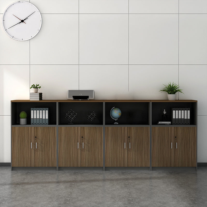 Contemporary Storage File Cabinet Wooden Frame Vertical Filing Cabinet