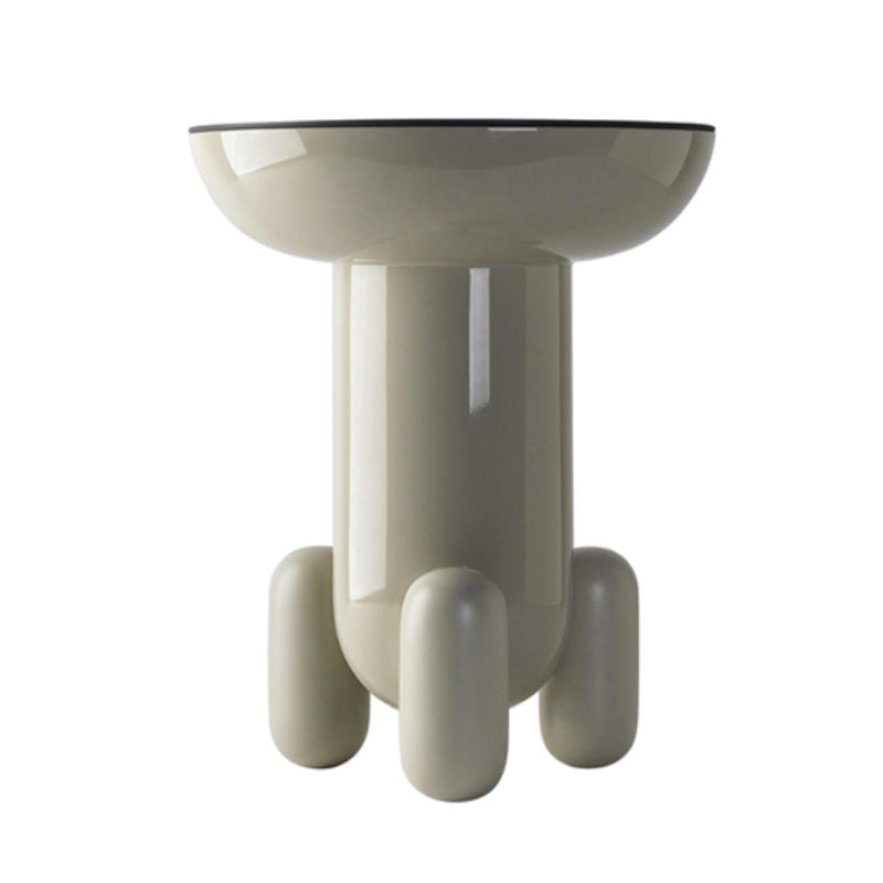 Scandinavian Round Coffee Table Abstract Base Cocktail Table