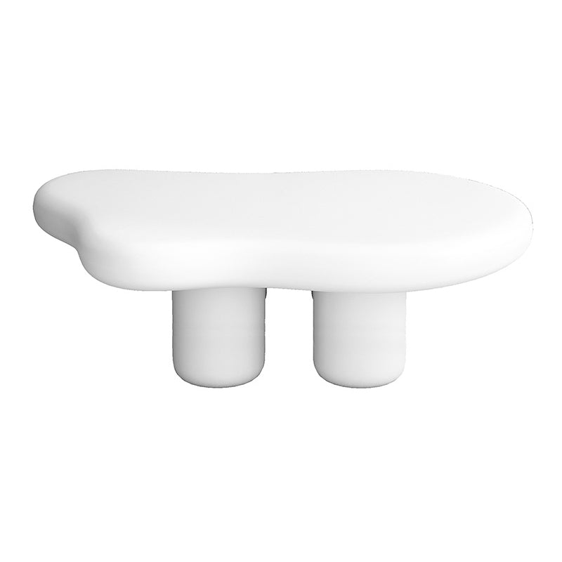 Modern 4 Legs Cocktail Table Glam Wooden Geometric Coffee Table