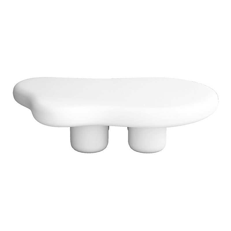 Modern 4 Legs Cocktail Table Glam Wooden Geometric Coffee Table