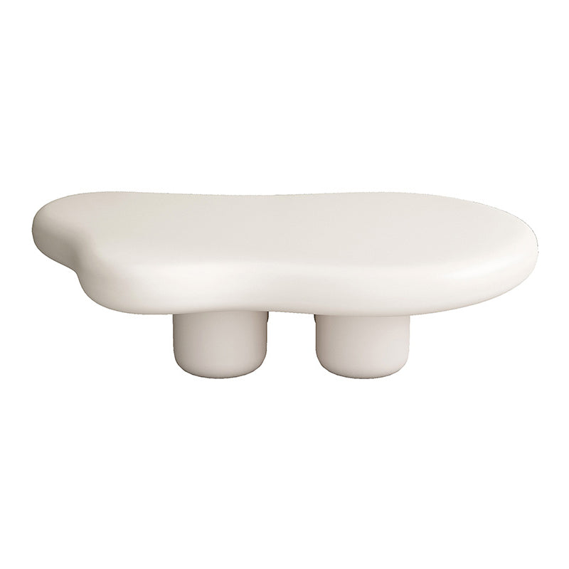 Modern 4 Legs Cocktail Table Glam Wooden Geometric Coffee Table