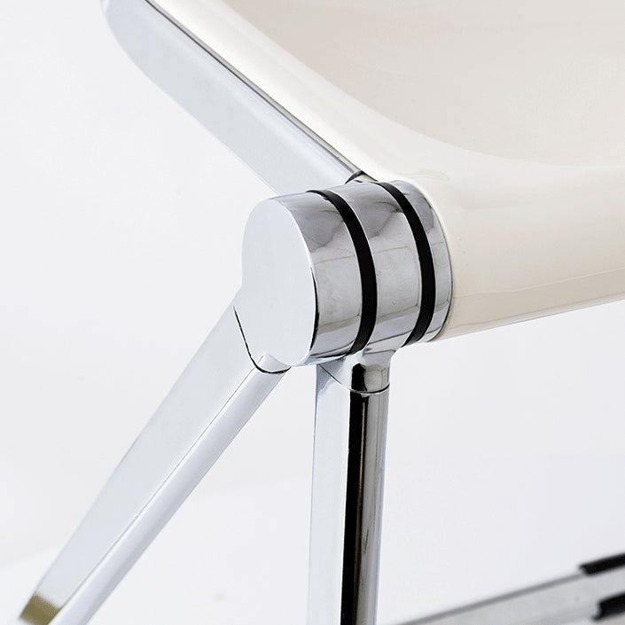 Modern Style Dining Chair Plastic Folding Side Chair for Dining Room