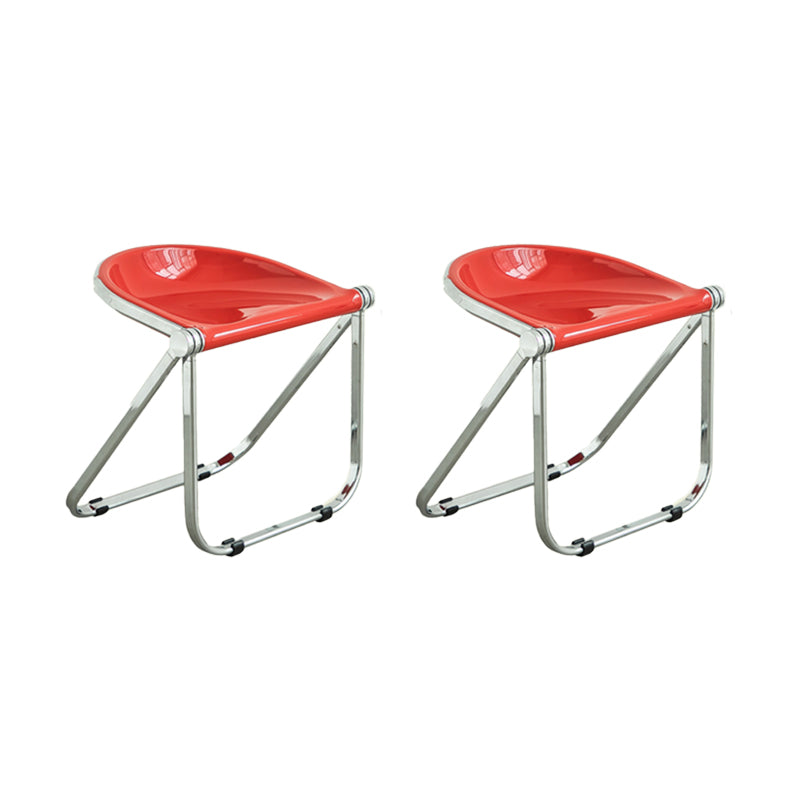Modern Style Dining Chair Plastic Folding Side Chair for Dining Room