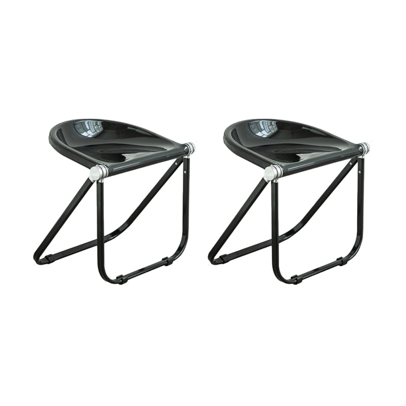 Modern Style Dining Chair Plastic Folding Side Chair for Dining Room