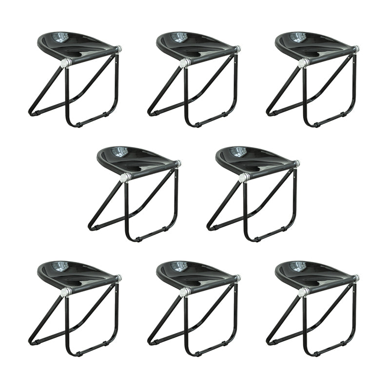 Modern Style Dining Chair Plastic Folding Side Chair for Dining Room