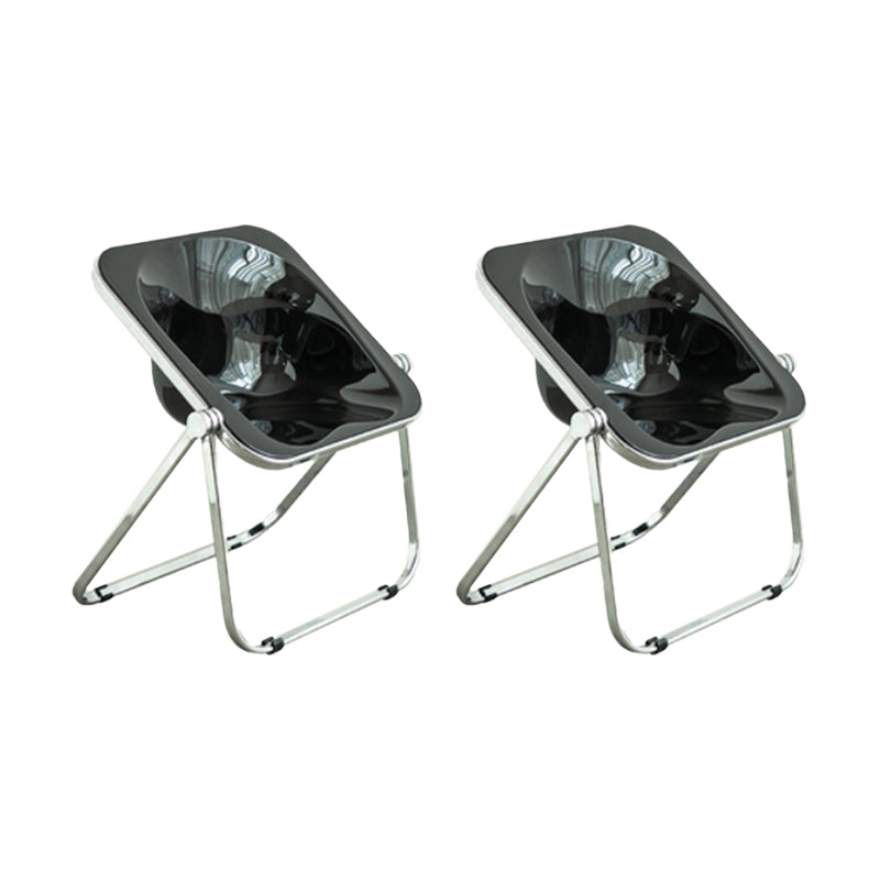 Modern Style Dining Chair Plastic Folding Side Chair for Dining Room
