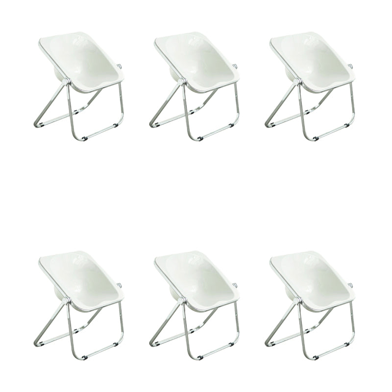 Modern Style Dining Chair Plastic Folding Side Chair for Dining Room