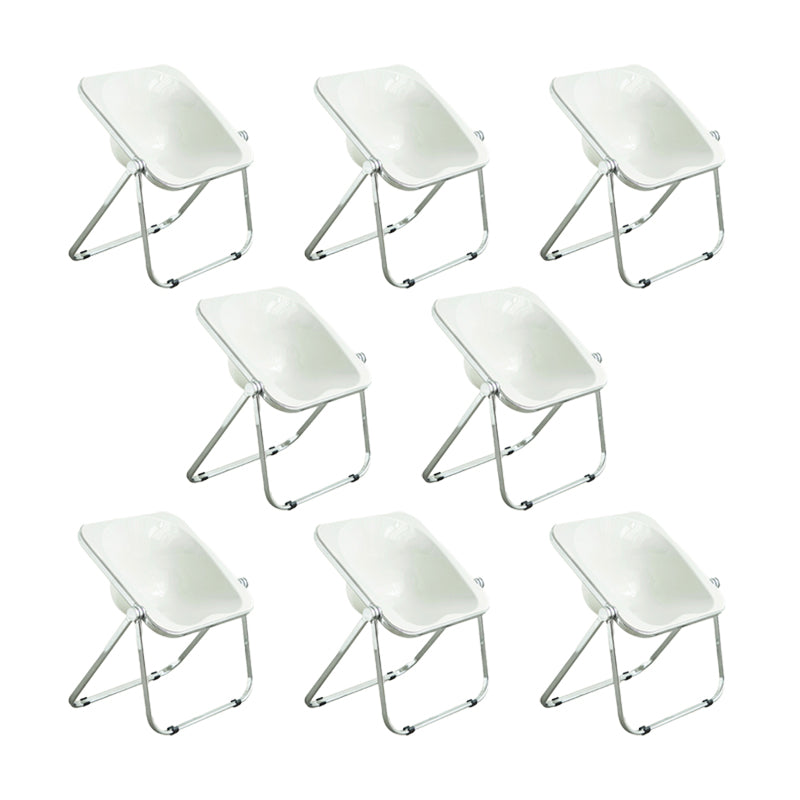 Modern Style Dining Chair Plastic Folding Side Chair for Dining Room