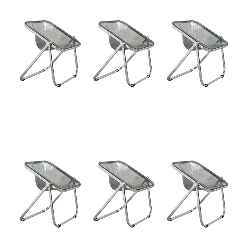 Modern Style Dining Chair Plastic Folding Side Chair for Dining Room