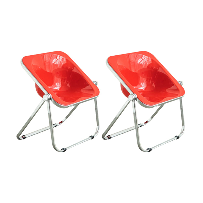 Modern Style Dining Chair Plastic Folding Side Chair for Dining Room