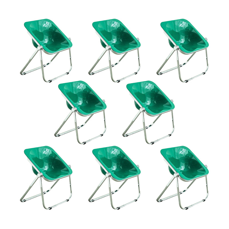 Modern Style Dining Chair Plastic Folding Side Chair for Dining Room