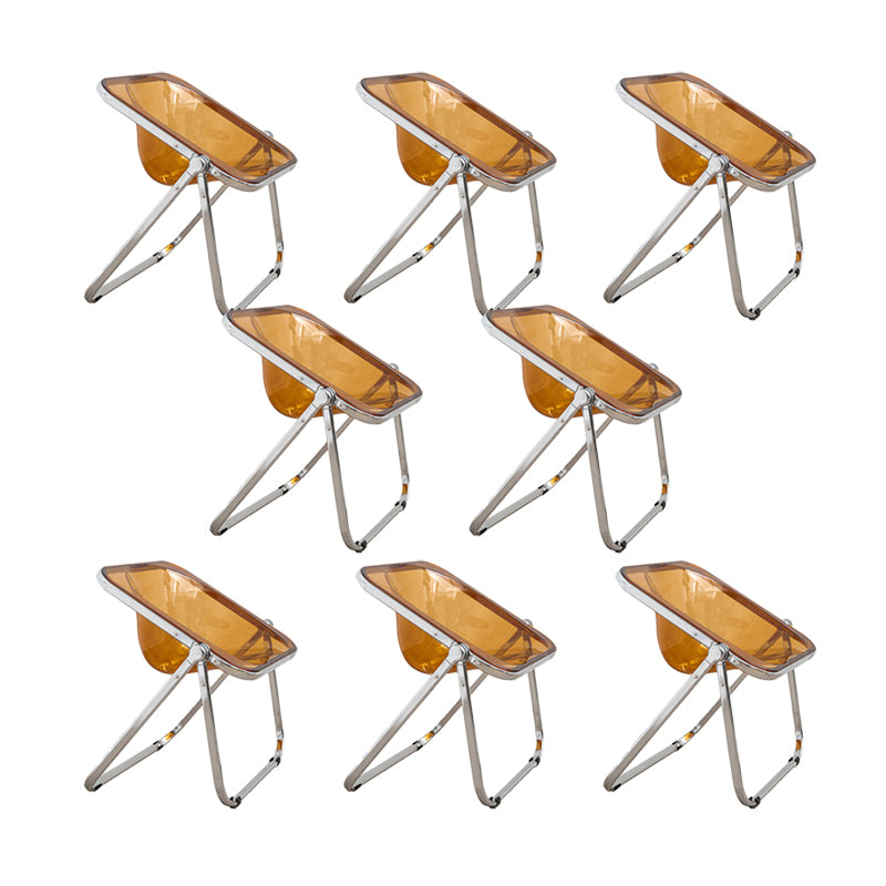 Modern Style Dining Chair Plastic Folding Side Chair for Dining Room