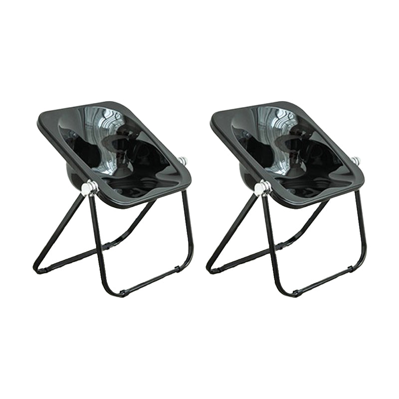 Modern Style Dining Chair Plastic Folding Side Chair for Dining Room