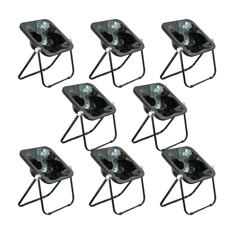 Modern Style Dining Chair Plastic Folding Side Chair for Dining Room