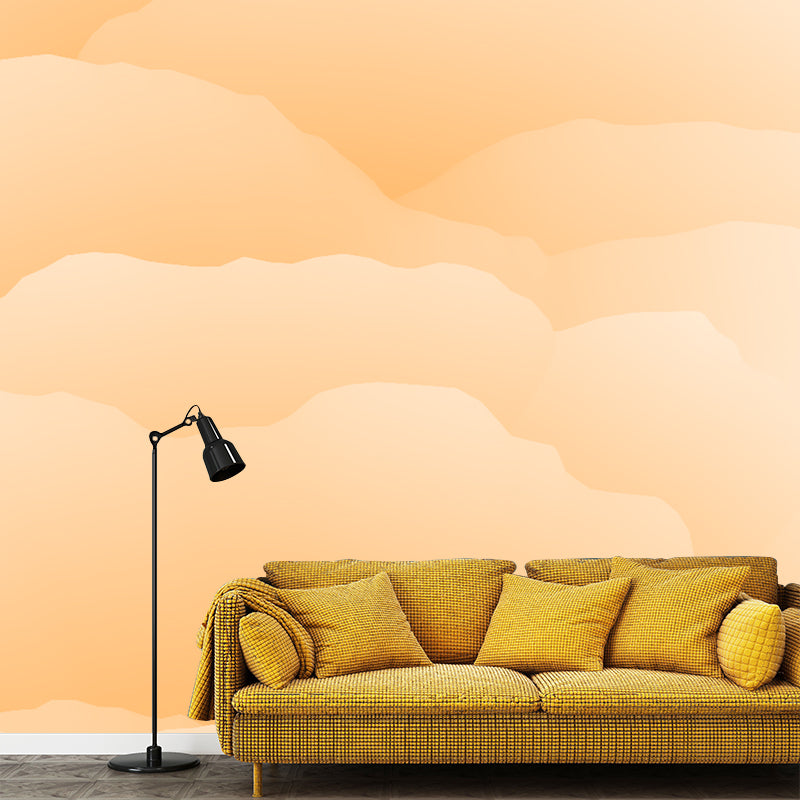 Mildew Resistant Abstract Style Mural Illustration Sitting Room Wall Mural
