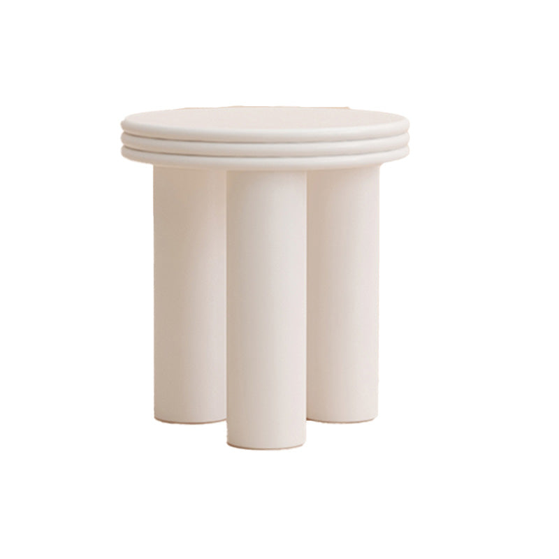 Modern Round Side Table 3 Legs End Table with Round Wood Top