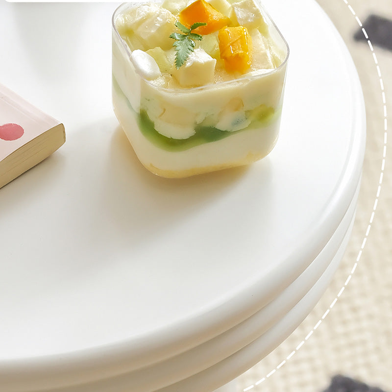 Modern Round Side Table 3 Legs End Table with Round Wood Top