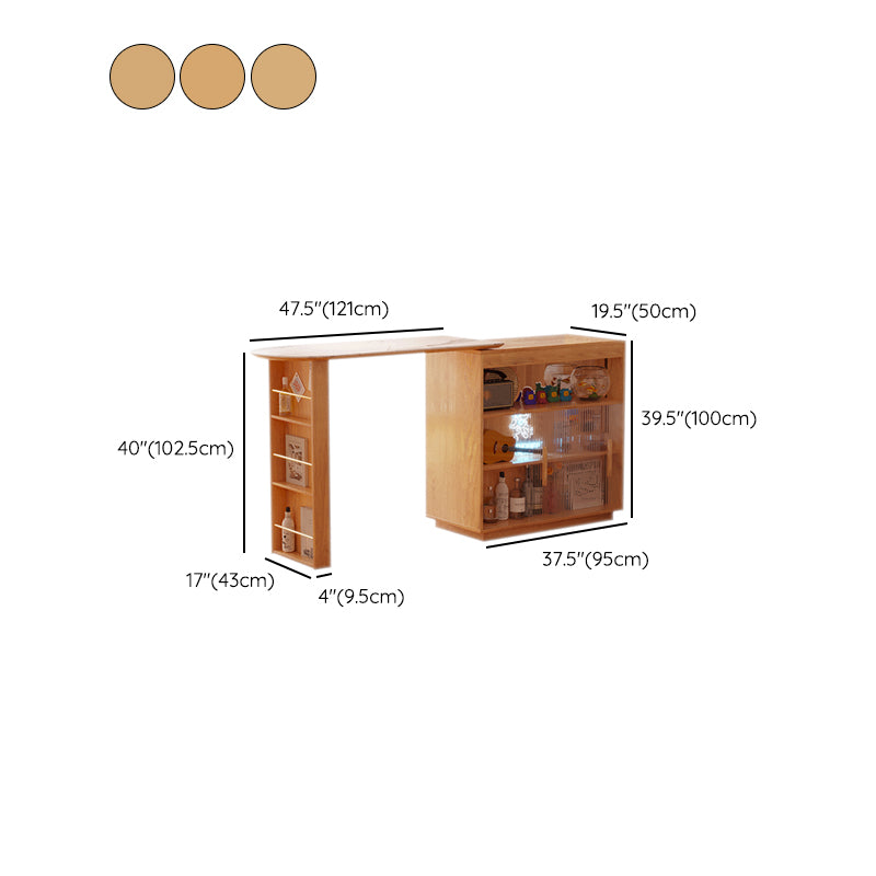 Modern Style Stone Rectangle Bar Stool Table Table for Living Room