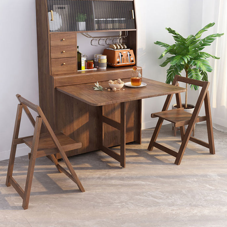Modern Style Rectangle Solid Wood Dining Table with Drawer, 68.9" x 31.5" x 29.5"