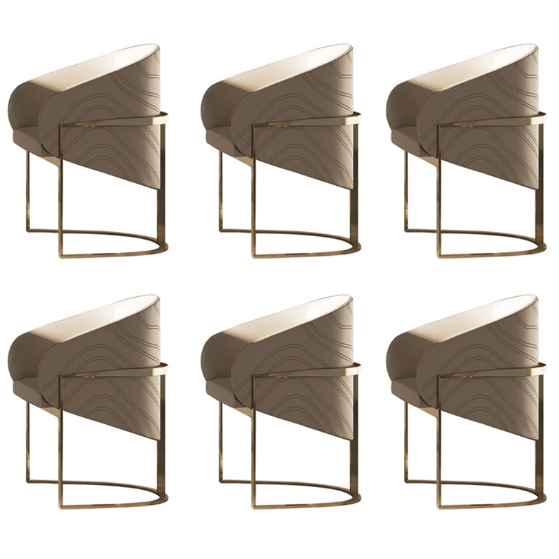 1/4/6 Pieces Glam Green Stone Top Metal Frame Dining Set for Home