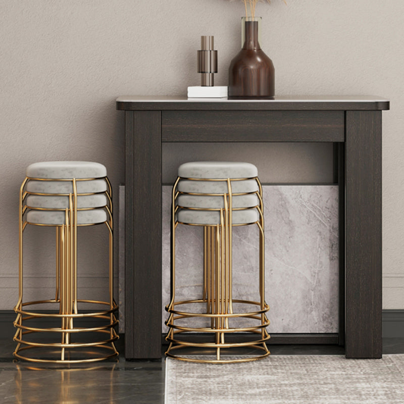 5/7/9 Pcs Contemporary Rectangle Shape Dinette Table with Armless Chair