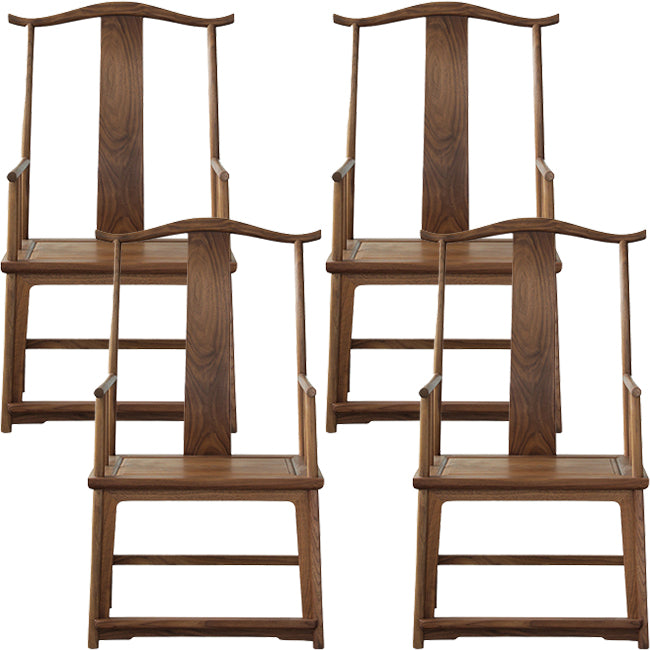 Traditional Kitchen Dining Chair High Back Solid Wood Dining Chair