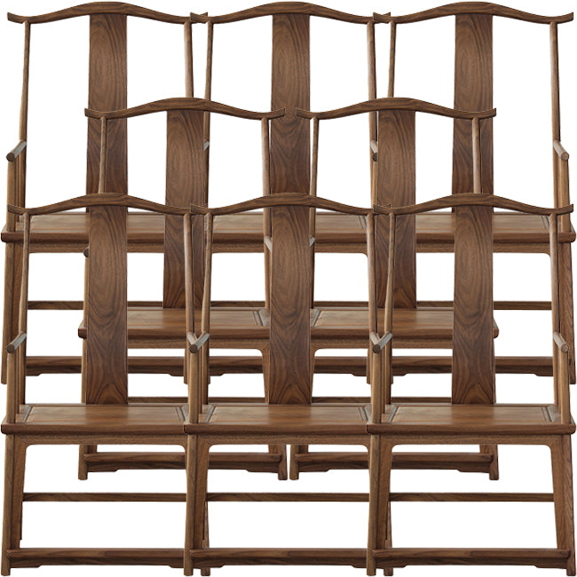 Traditional Kitchen Dining Chair High Back Solid Wood Dining Chair