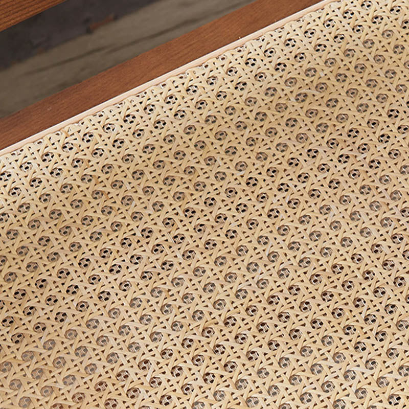 Contemporary 43.3-inch Armed Bar Stools with Solid Wood Base