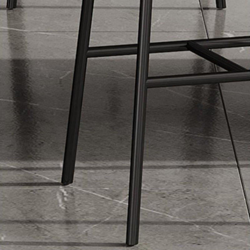 1/5 Pieces Modern Rectangle Sintered Stone Top Counter Table with High Stools