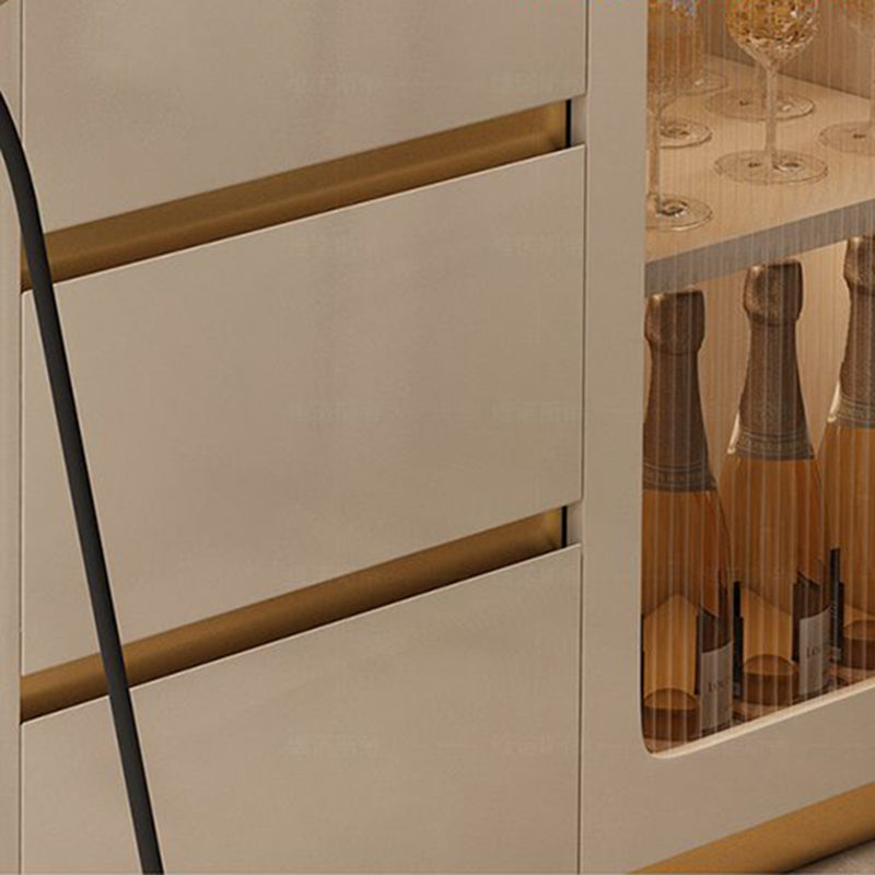 Contemporary Style Rectangle Bar Height Pub Table for Living Room