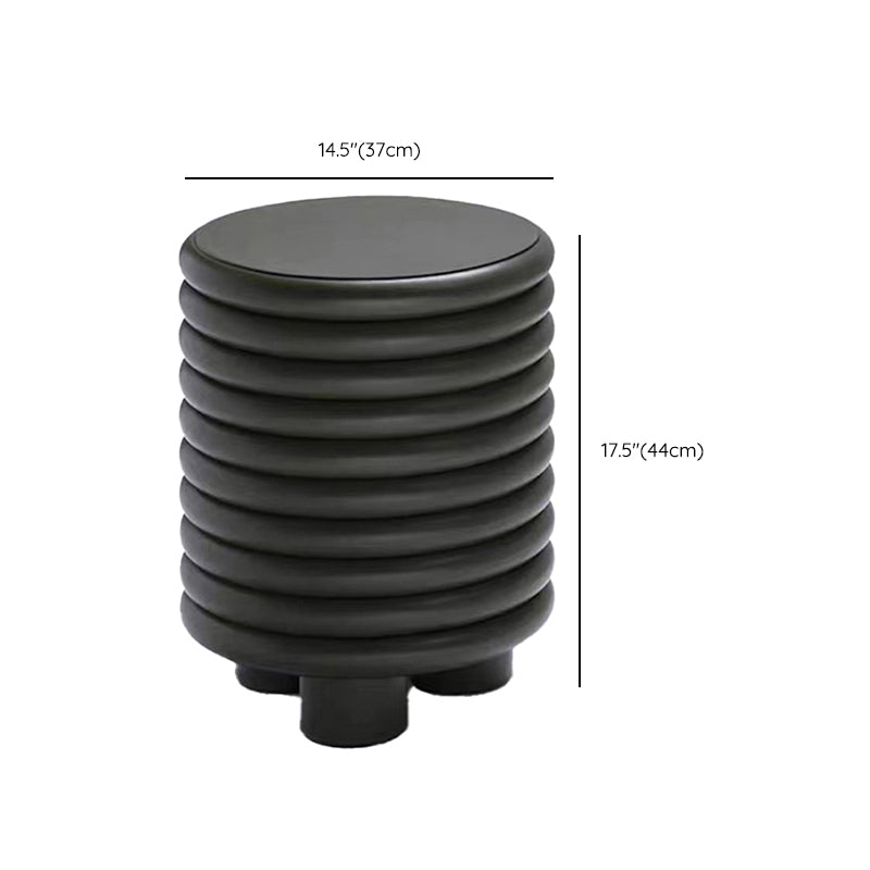 3 Legs Coffee Cocktail Table with Round Plastic Top Contemporary