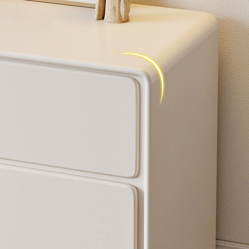 White Wooden Lighted Mirror With Drawer Bedroom Vanity Dressing Table