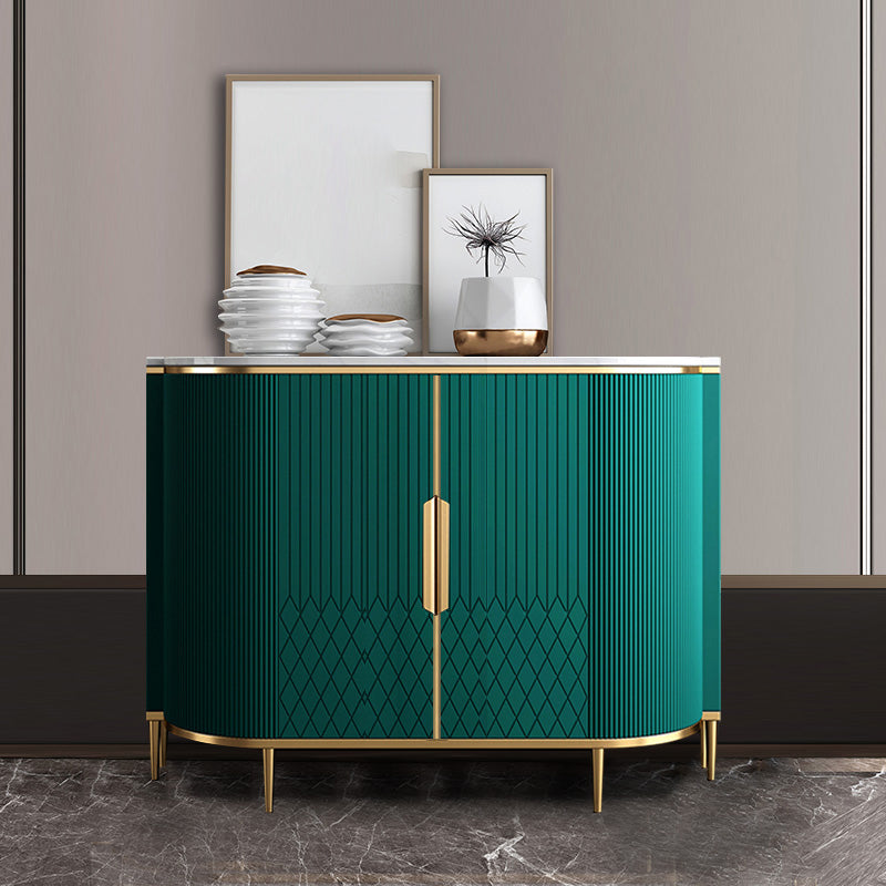 Glam Style Wooden Cabinet 15.74" Wide Accent Cabinet with Doors