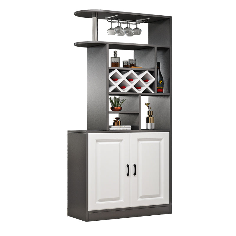 Rectangle Wooden Modern 78.74" Tall Accent Cabinet with Shelves