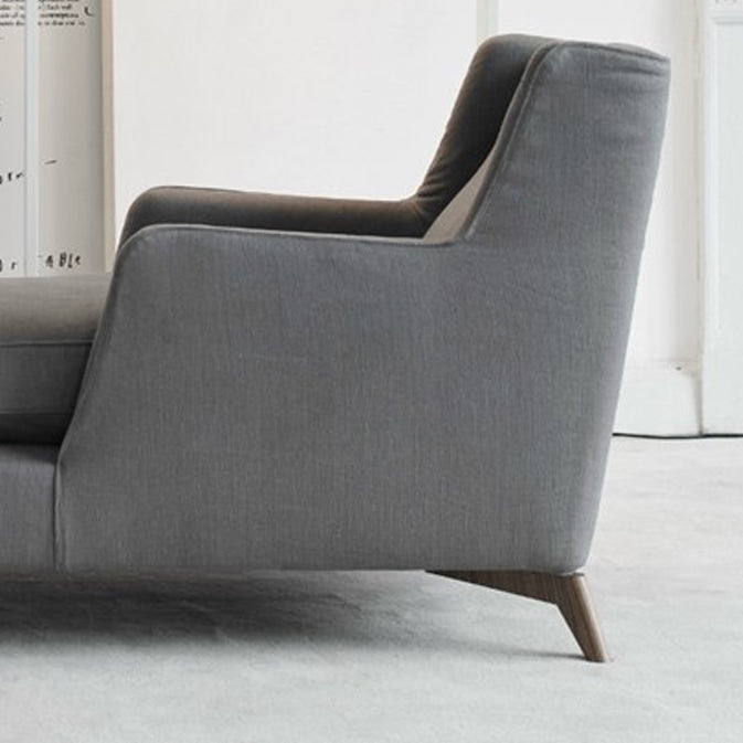 Upholstered Chaise Lounge Couch Micro-Fabric Chaise Lounge Chair Scandinavian Chaise