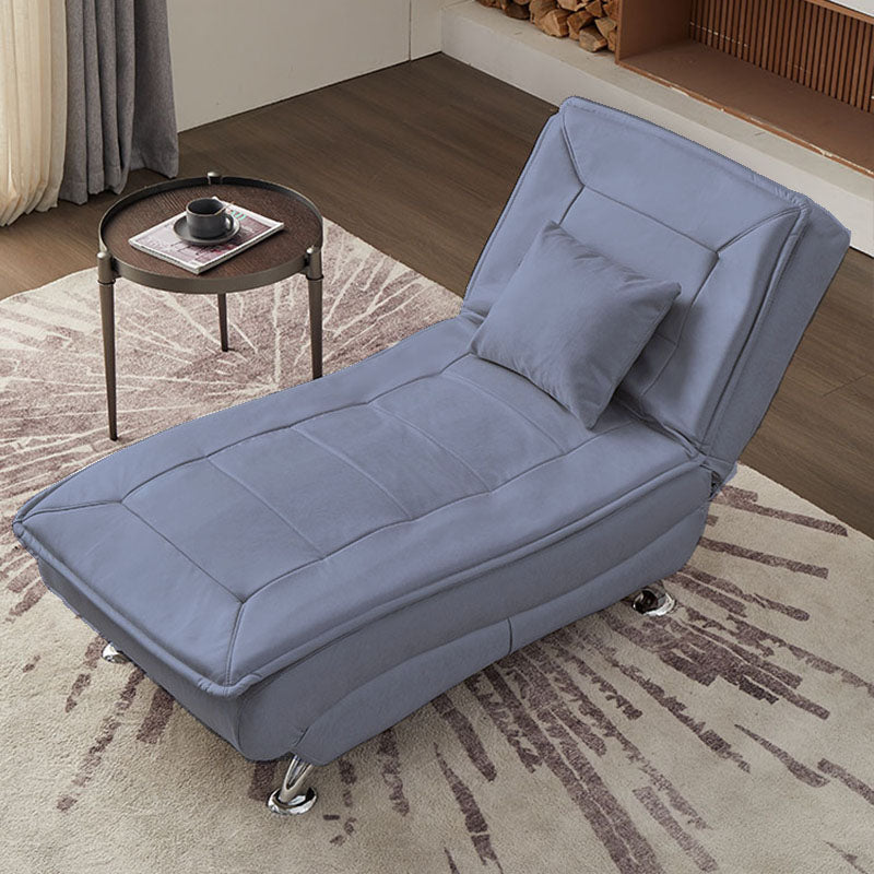Modern Cushioned Chaise Lounge Armless Chaise for Living Room Adjustable Chaise