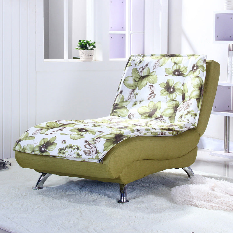 Modern Cushioned Chaise Lounge Armless Chaise for Living Room Adjustable Chaise