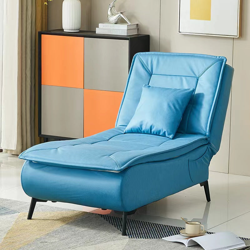 Modern Cushioned Chaise Lounge Armless Chaise for Living Room Adjustable Chaise