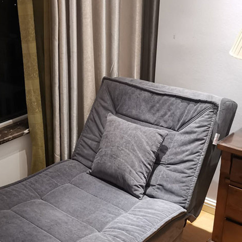 Adjustable Chaise Lounge Chair for Living Room with Metal Base