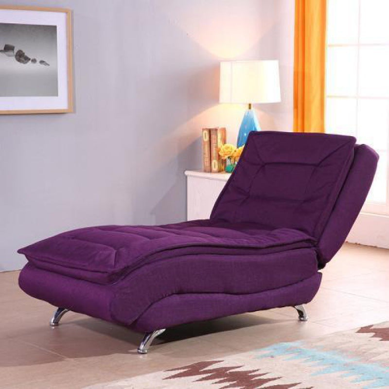 Modern Chaise Adjustable Chaise Lounge Chair for Living Room with Metal Base