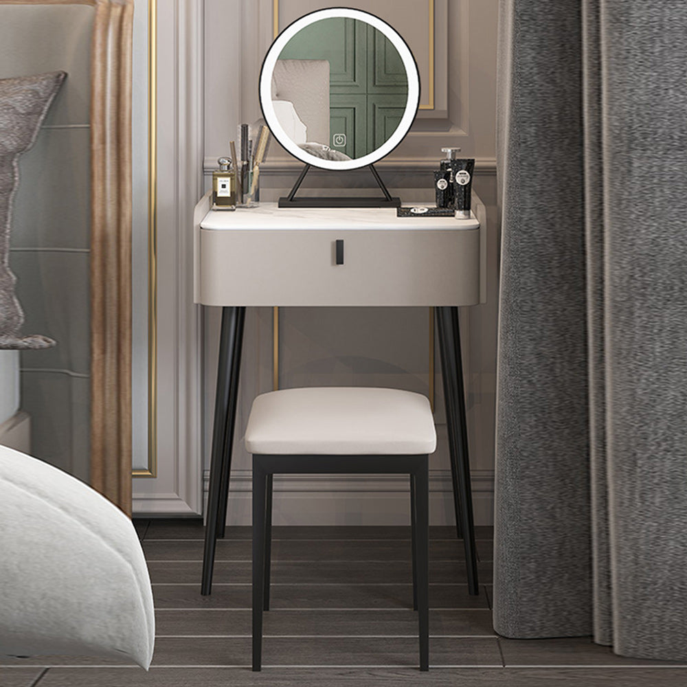 15" Wide Contemporary Make-up Vanity Mirror Dressing Table with Drawer