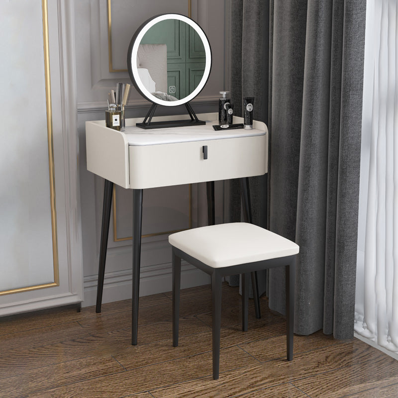 15" Wide Contemporary Make-up Vanity Mirror Dressing Table with Drawer