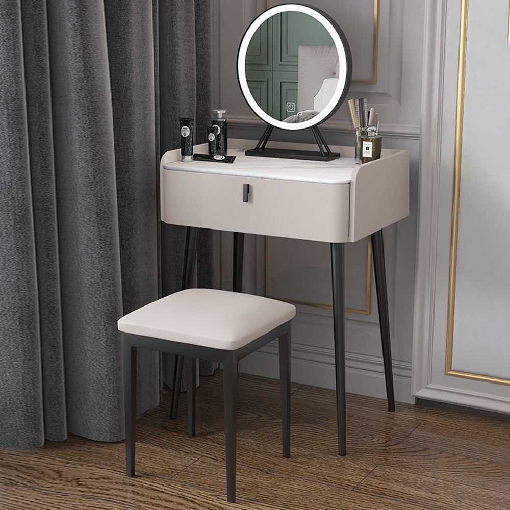 15" Wide Contemporary Make-up Vanity Mirror Dressing Table with Drawer
