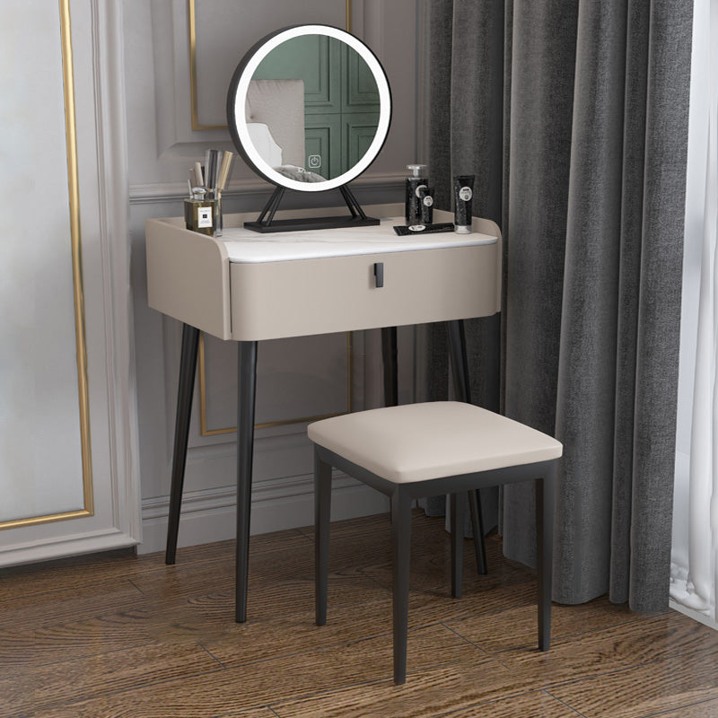 15" Wide Contemporary Make-up Vanity Mirror Dressing Table with Drawer