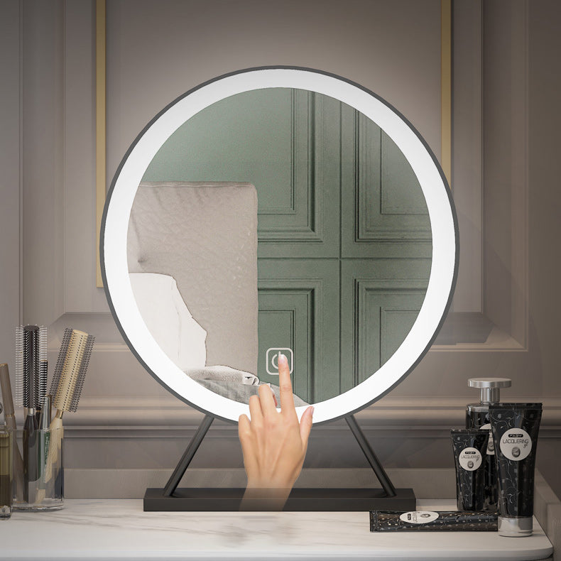 15" Wide Contemporary Make-up Vanity Mirror Dressing Table with Drawer