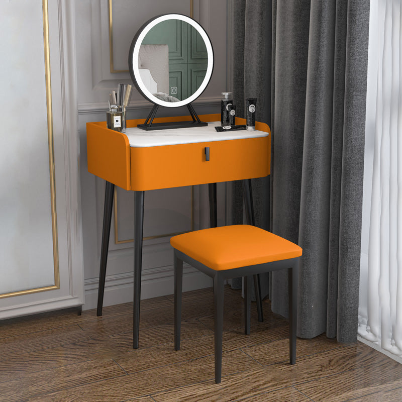15" Wide Contemporary Make-up Vanity Mirror Dressing Table with Drawer