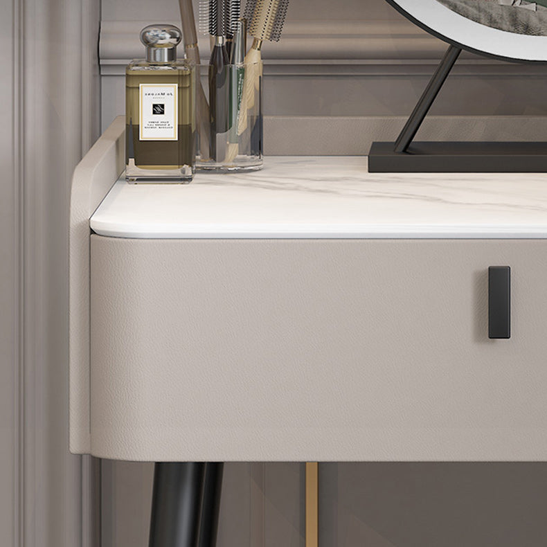 15" Wide Contemporary Make-up Vanity Mirror Dressing Table with Drawer