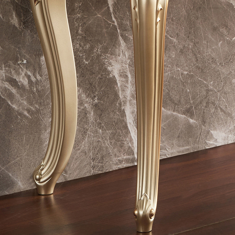 19" Wide Victorian Make-up Vanity Wooden Dressing Table with Mirror