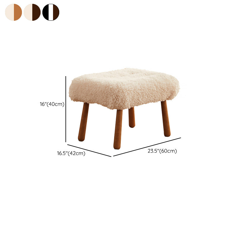 Contemporary Accent Armchair in Solid Wood Frame with Tight Back